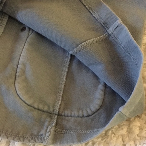 Slate Blue Cotton Jacket - Picture 7 of 9